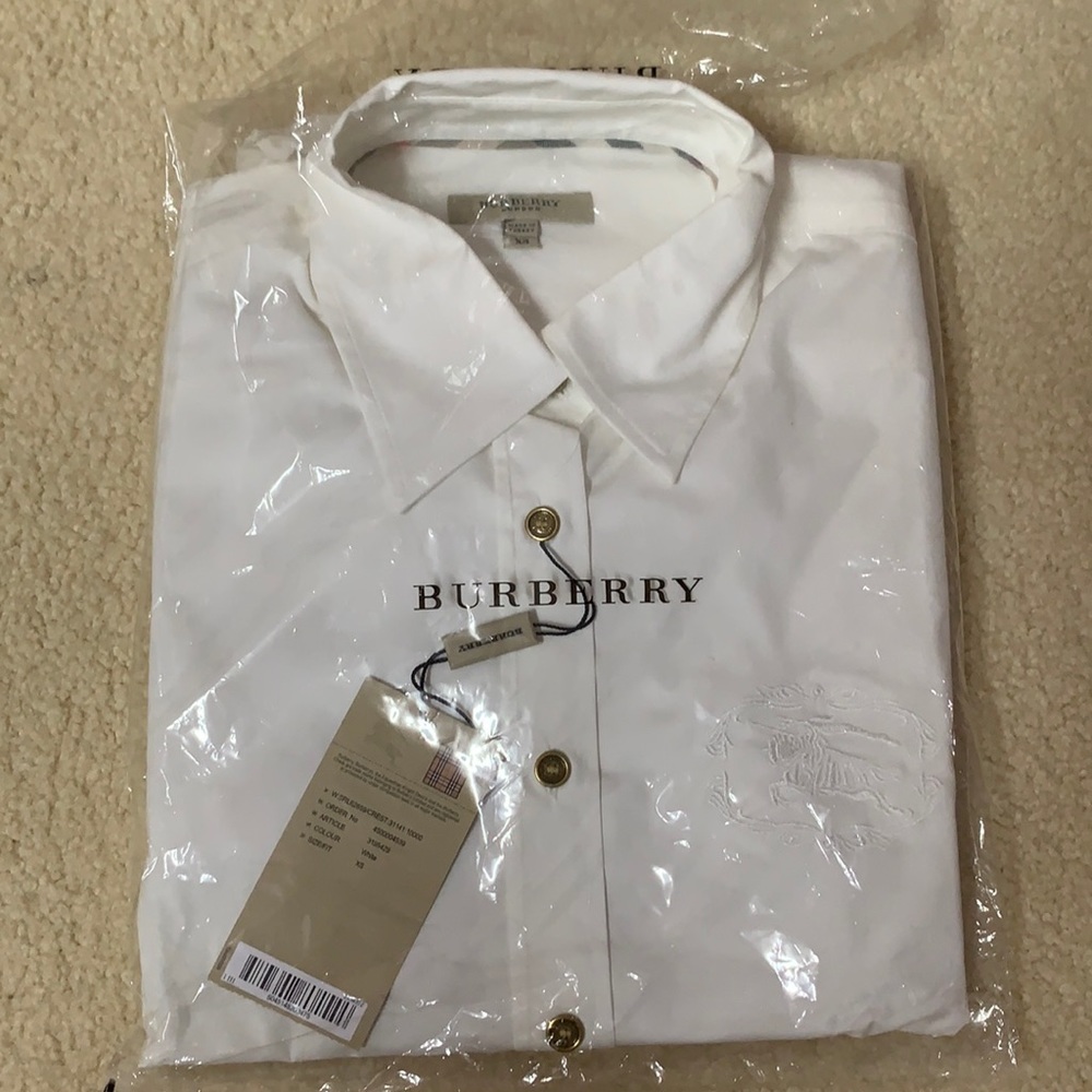 NWT BURBERRY button up